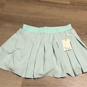 Sacre Mint Green Pleated Women's Skirt with shorts
